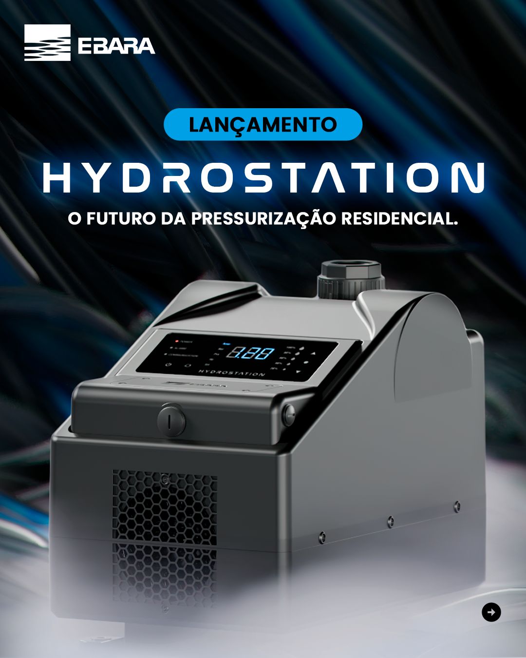 Pressurizadora residencial EBARA Hydrostation